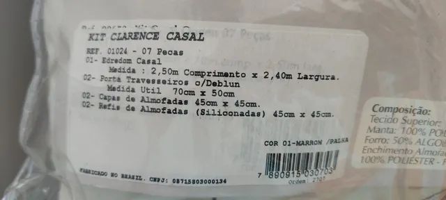 Cobre leito casal - Foto 4