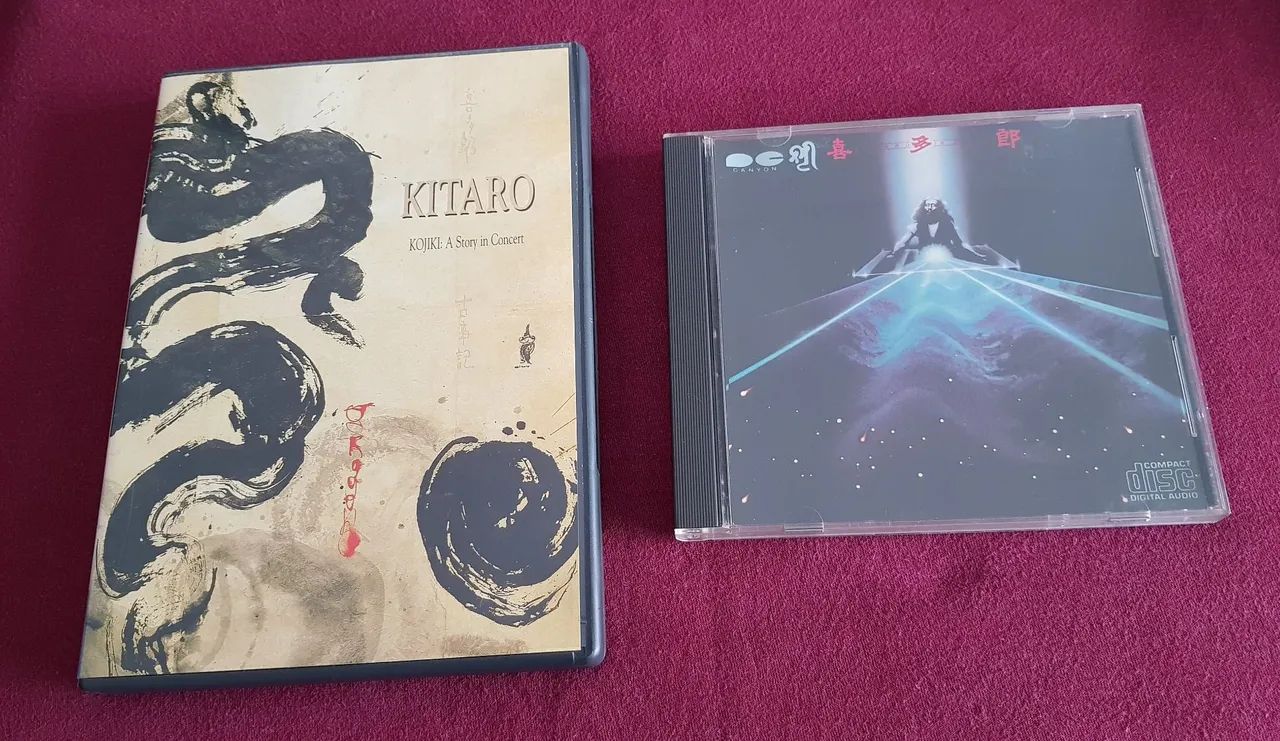 Kitaro - DVD(Kojiki A Story in Concert)+ CD japonês (In Person