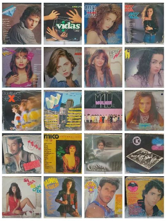 Lote 102 Lps de N9velas/Trilhas Sonoras/Disco de Vinil
