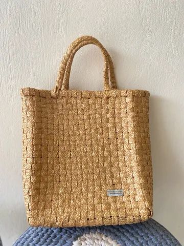 Bolsa de praia palha  - Foto 2