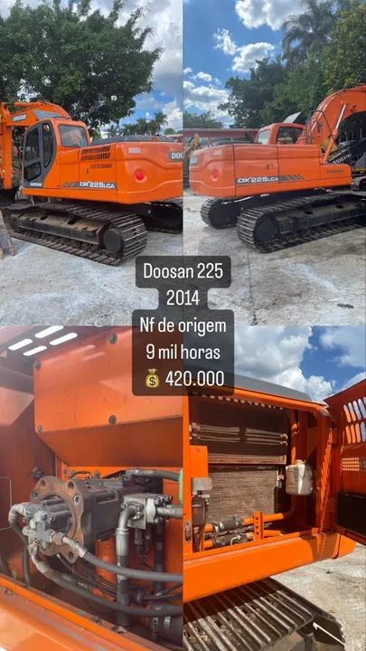 Doosan 225 2014 Nf de Origem 