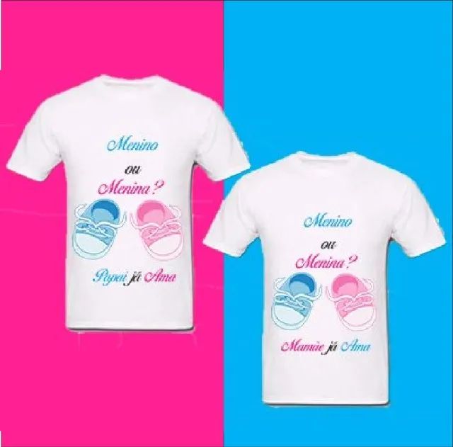 camisas cha de revelação - Foto 3
