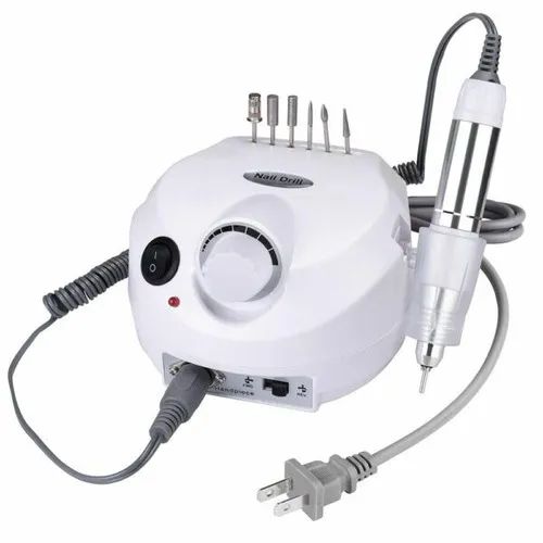 Lixadeira Nail Drill Porquinho cor branco 110V/220V - Foto 4