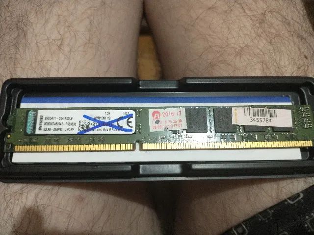Memória RAM Kingston KVR16N11/8 1600 Mhz 1x8 GB DDR3 usada em boas condições - Foto 2