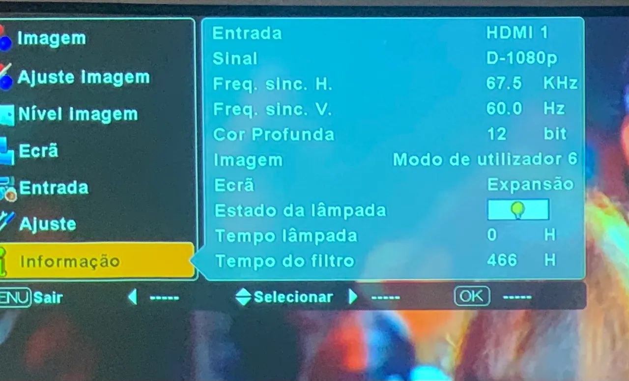Projetor Sanyo troco por Celular - Foto 5