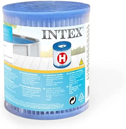 Refil Filtro Cartucho Tipo H Intex Bomba Filtrante Piscina #29007
