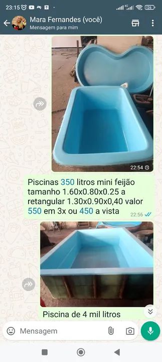 Piscinas nova a preço de fábrica 