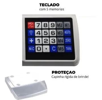 Balança Digital 40kg 1g Bivolt - Foto 3