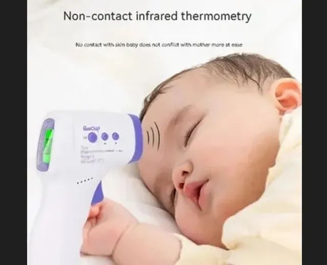 Termômetro Digital Infravermelho Sem Contato Para Bebê e Adultos Temperatura COD-AP166   - Foto 3