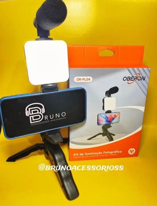 Kit Vlogging 4 em 1 para Gravação  - Foto 4
