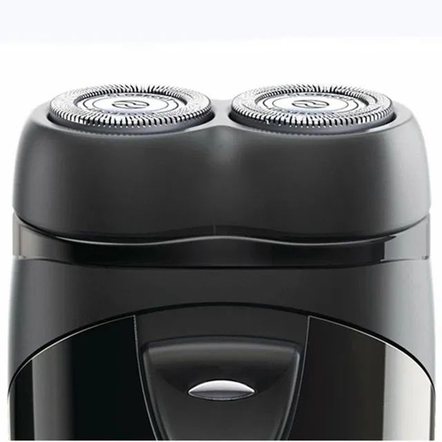 Barbeador portátil masculino com Luz de Led e navalha para aparar a barba - Foto 2