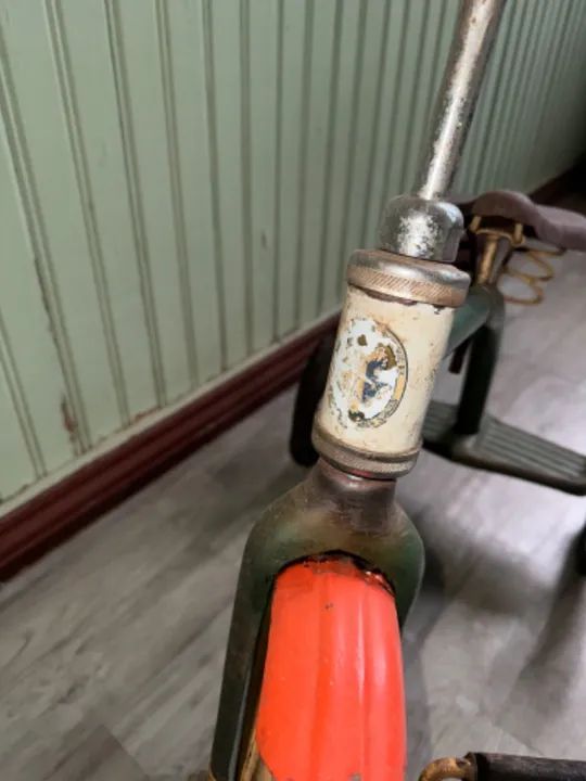 Triciclo antigo vintage retro 1960 - para restaurar - Foto 4