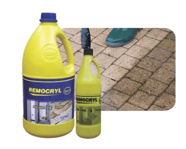 Remocryl 1L e 5L - limpeza profunda final de obra