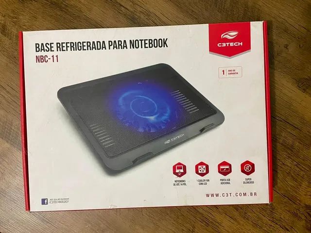 Base Refrigerada Para Notebook C3tech Nbc-11bk 14' Preto - Foto 2
