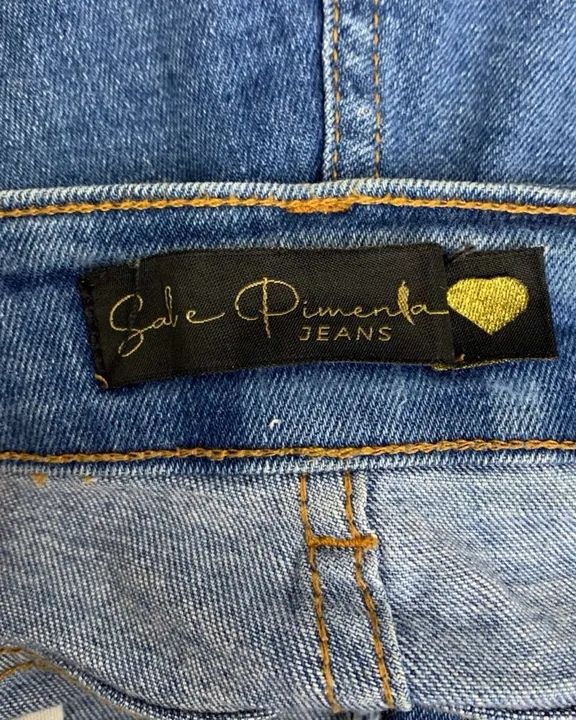 Calça Jeans - Sal e pimenta 34/36 - Foto 3