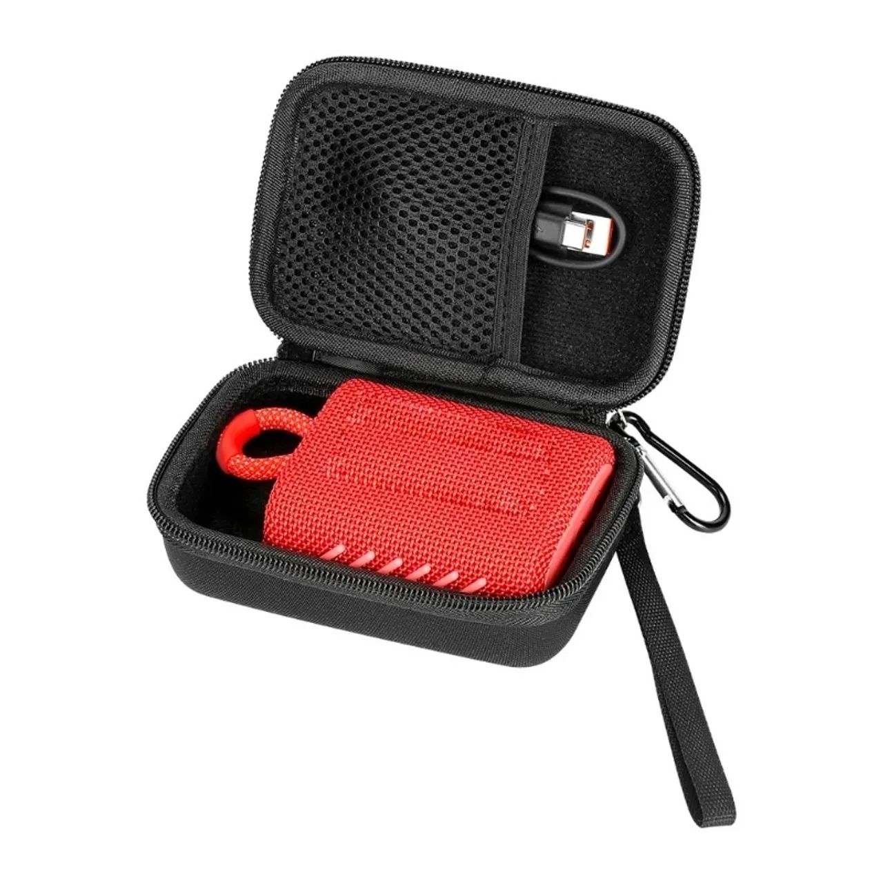 Bolsinha case JBL go3 preta com alça  - Foto 3