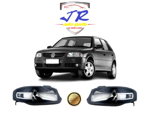Par farol Gol G4 Mascara negra