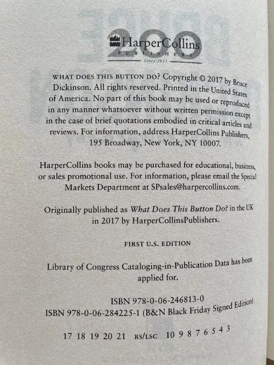 Livro Bruce Dickinson: What Does This Button Do - Foto 2