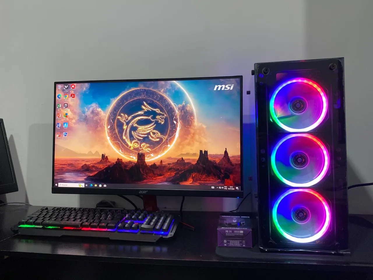 PC Gamer COMPLETO I7 Novo. Lacrado na Caixa