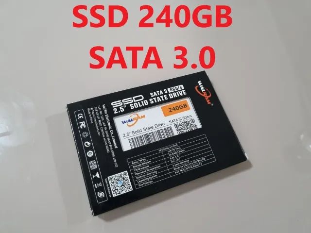 SSD 240GB Sata 3 Walram Novo lacrado