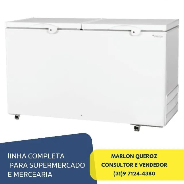 Freezer Horizontal Fricon 2 Portas Novo