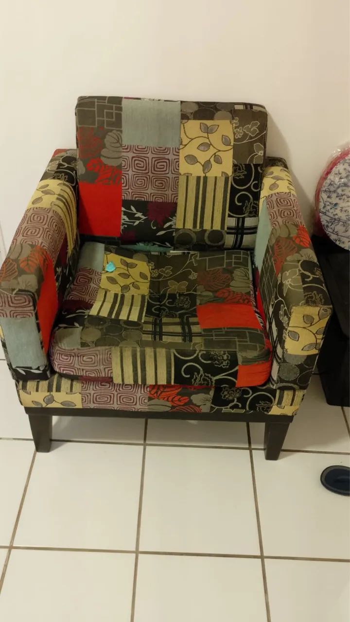 Kit poltronas Patchwork - O par! - Foto 2