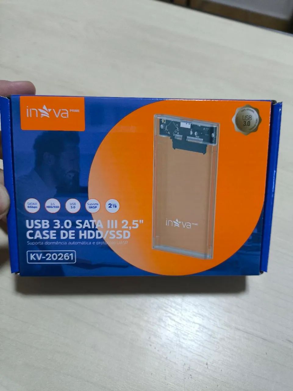 Case Case 3.0 para HD e SSD 2.5 transparente - Anápolis  - Foto 4