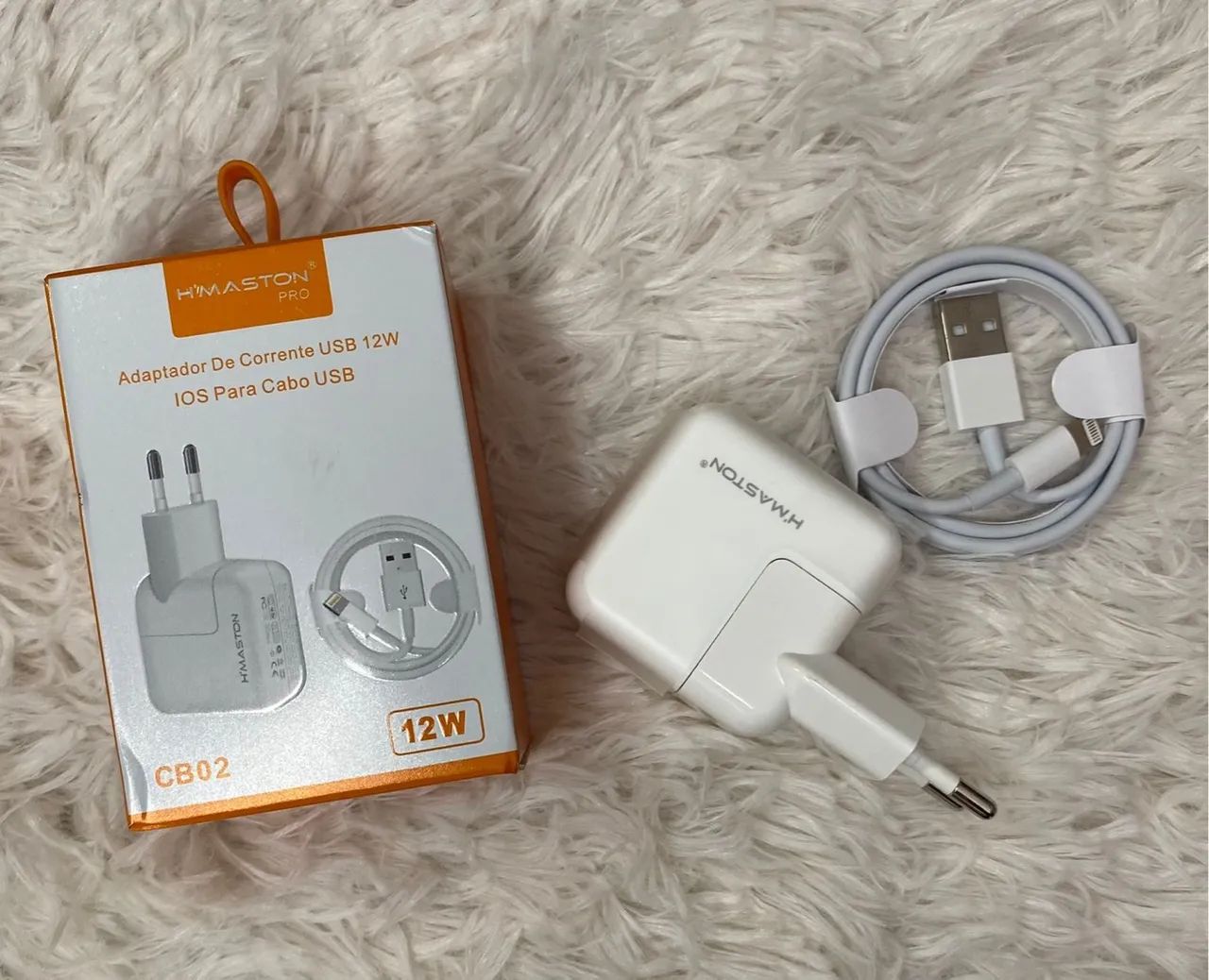 Carregador USB 12W para iOS - H'MASTON - Novo - Foto 2
