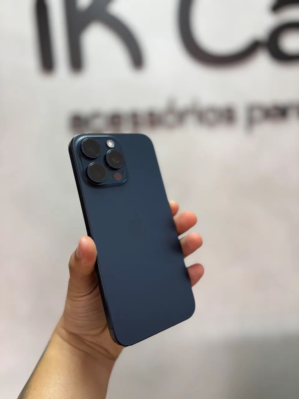 iPhone 15 Pro Max - 256GB Azul - COM RECIBO