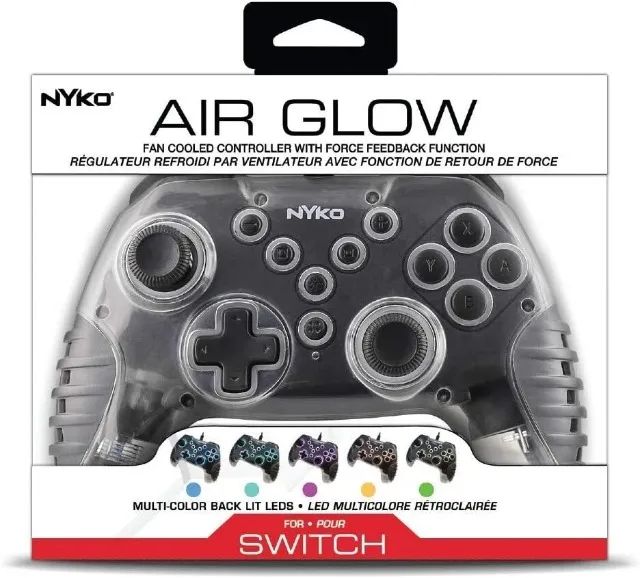 Nintendo Switch NYKO LED refrigerado Por Ventilador Com fio USB Controlador de Feedback