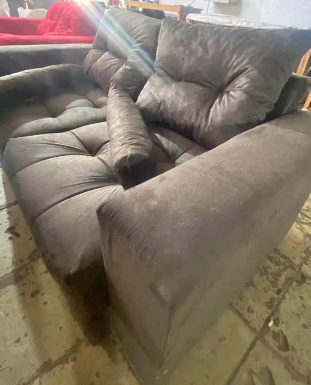 Melhor oferta de sofá de luxo Retrátil dois lugares - Foto 2