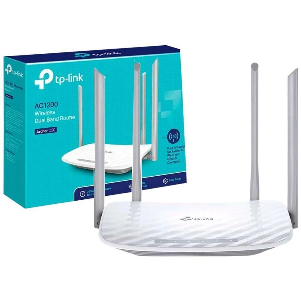 TP-Link Archer C50 Dual Band AC1200 Wireless Router64231147620225120