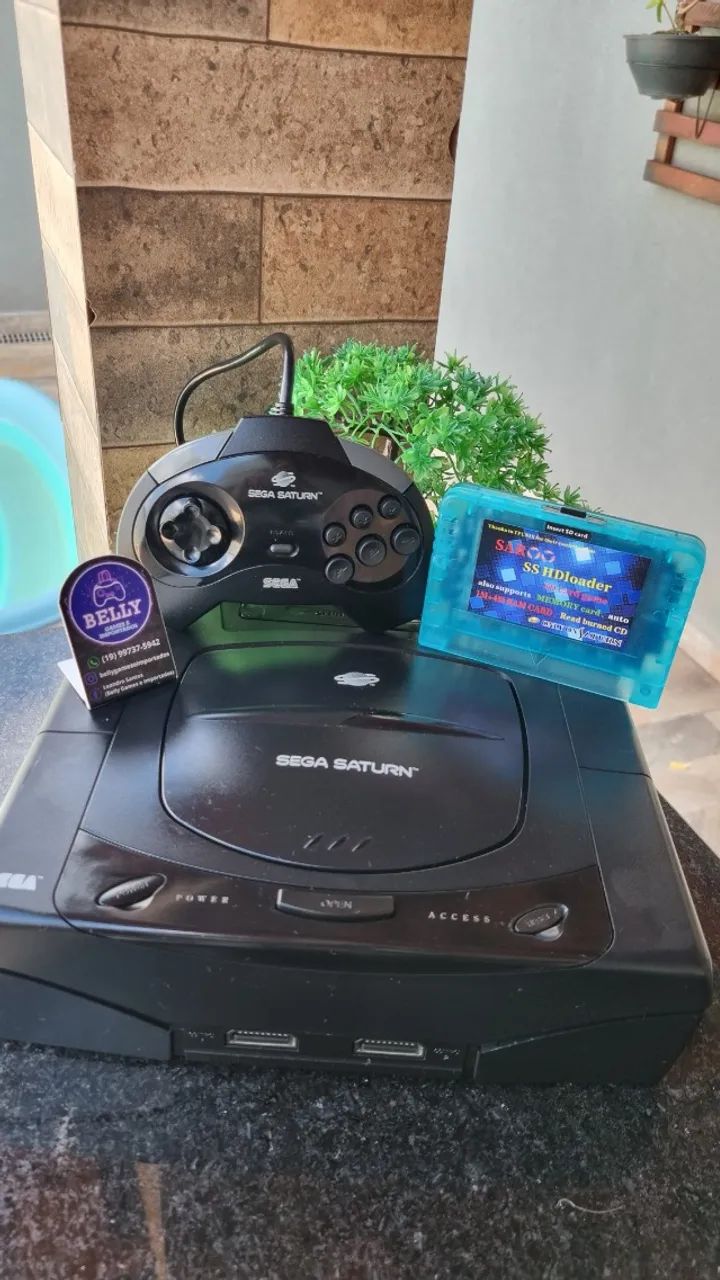 SEGA SATURNO COM SAROO ELITE 32GB