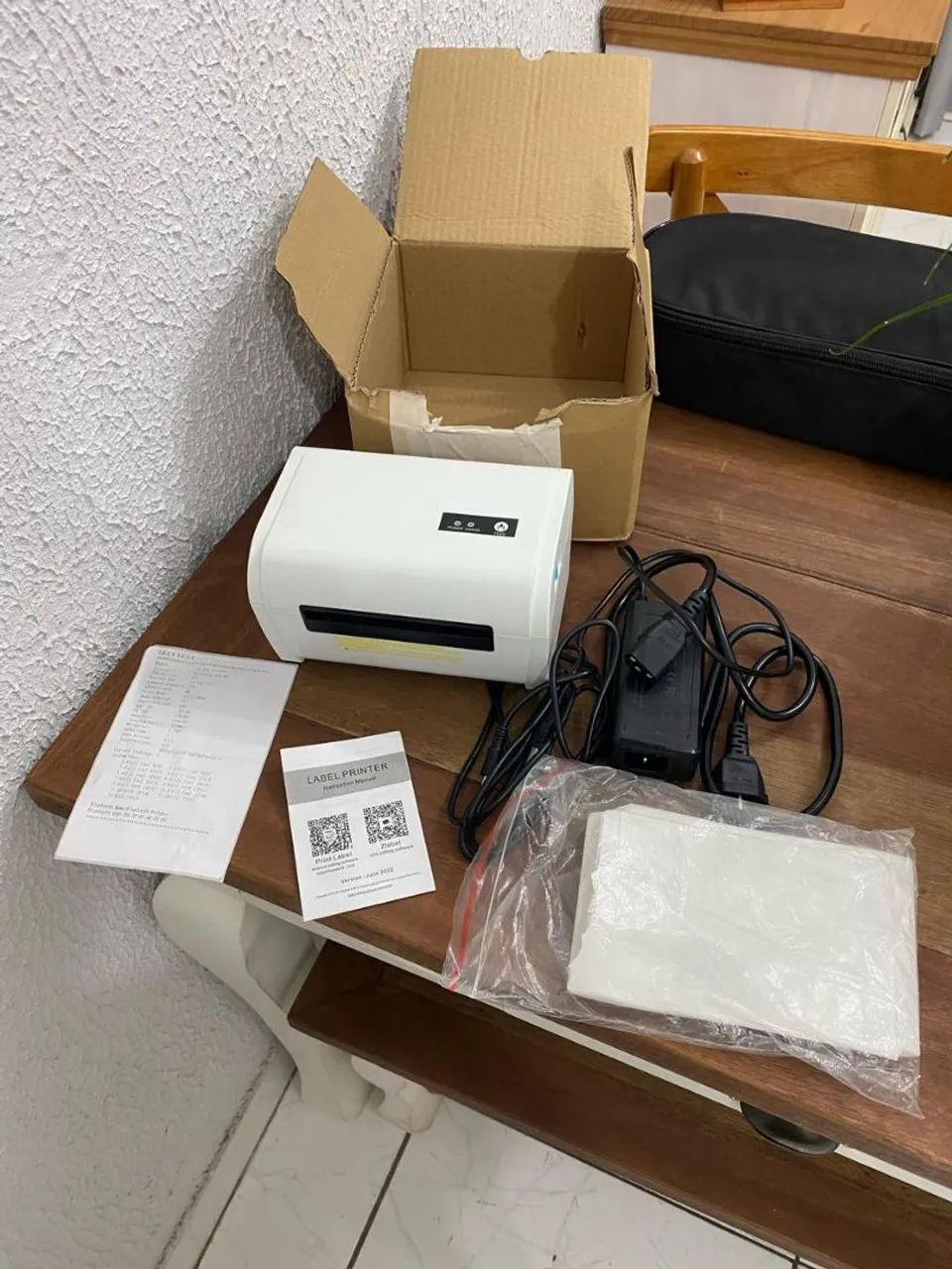 Impressora Etiqueta Ml Alta Velocidade Bluetooth Usb Cor Branco 110 240v (bivolt  - Foto 4