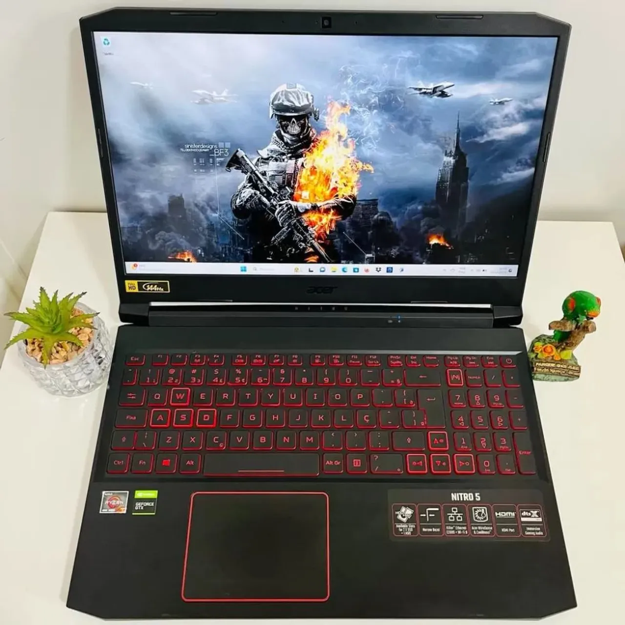 Notebook Gamer Acer Nitro 5 - Tela 144Hz