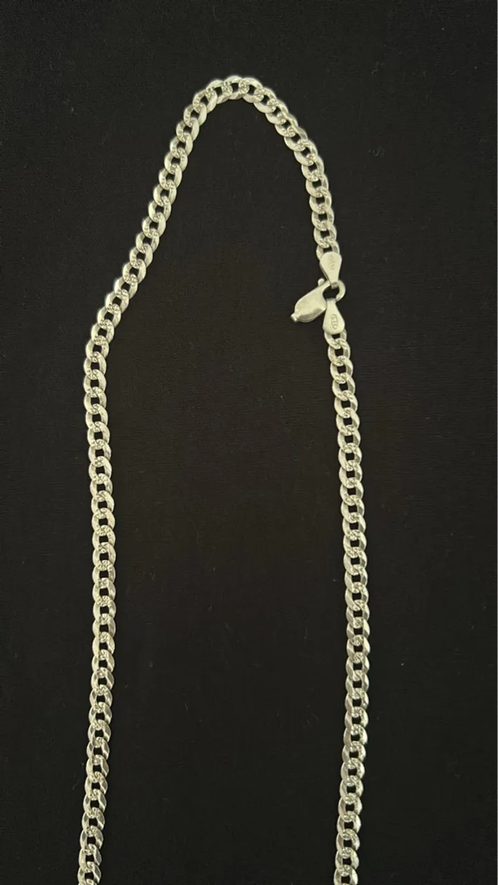 Corrente de Prata 925 - Modelo Grumet 60cm