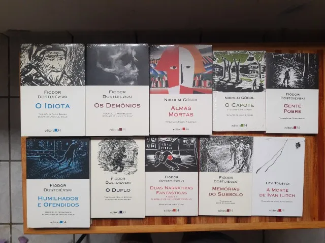 Livros Clássicos Russos da Editora 34
