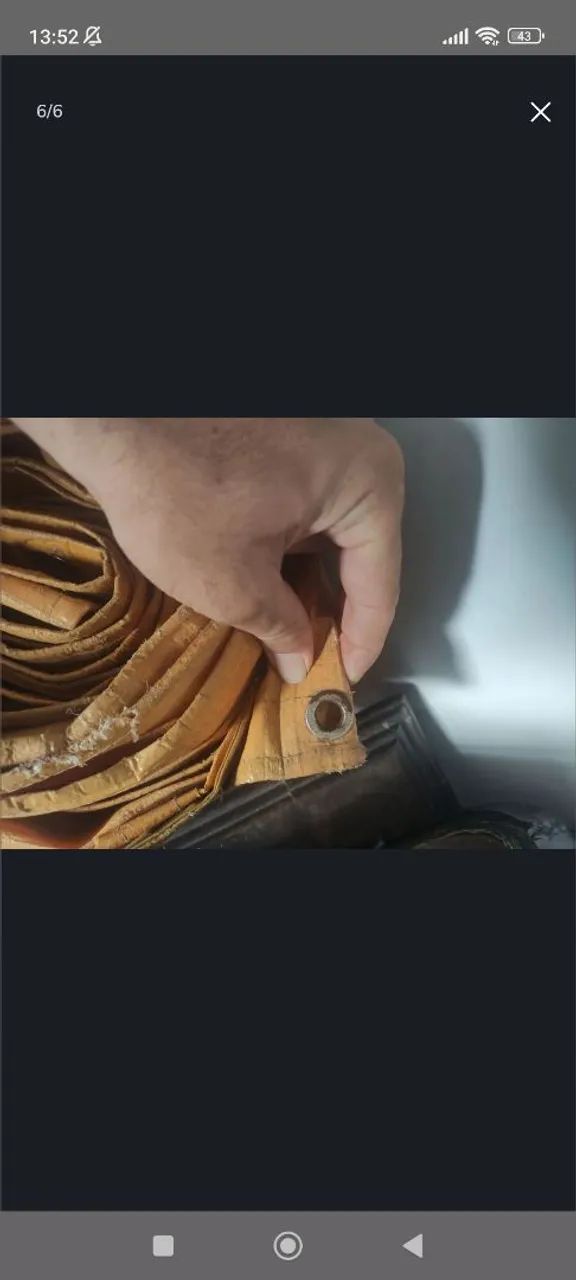 Lona grande amarela - Foto 6