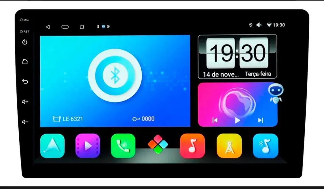 Central Multimídia Android com Tela de 9 Polegadas - Foto 2