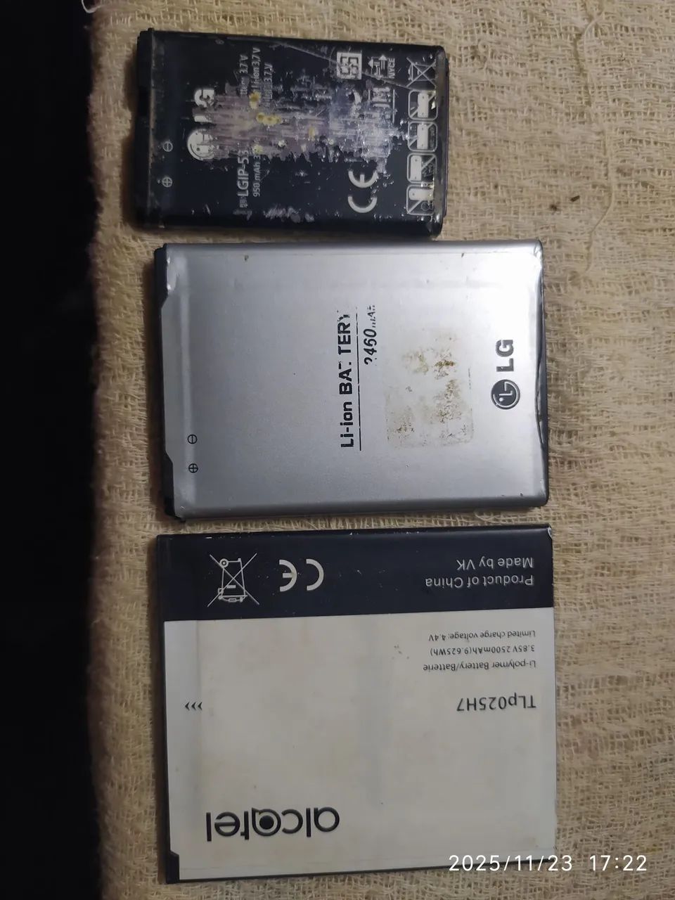 Bateria LG e Alcatel em bom estado - Foto 3