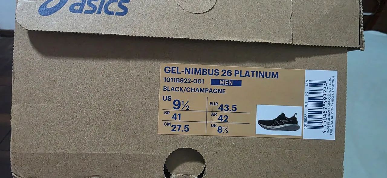 Tênis asics gel-nimbus 26 Platinum - Foto 4