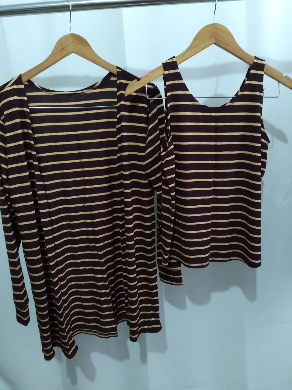 Cardigan longo feminino Tam M - Foto 4