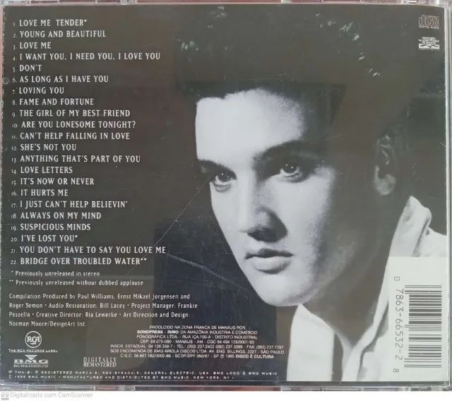 CD Elvis Presley / Heart and Soul