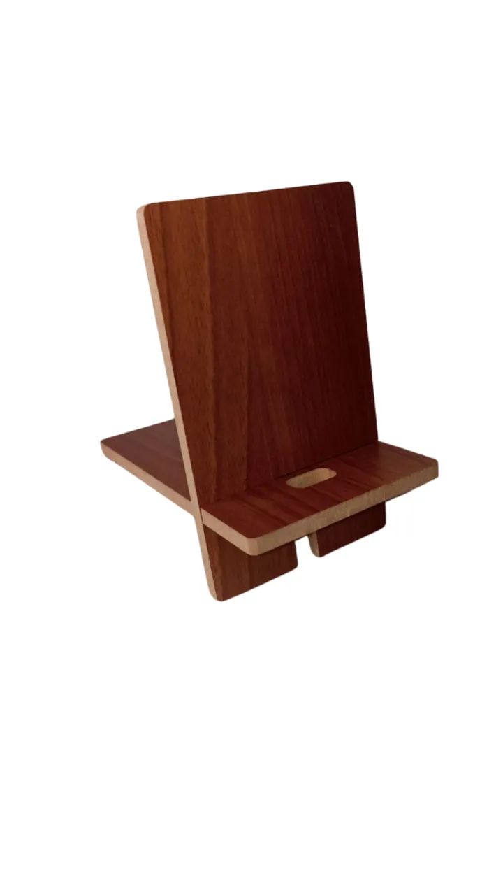 Kit 10 suporte celular mesa MDF 6mm ideal brinde ou revenda - Foto 5