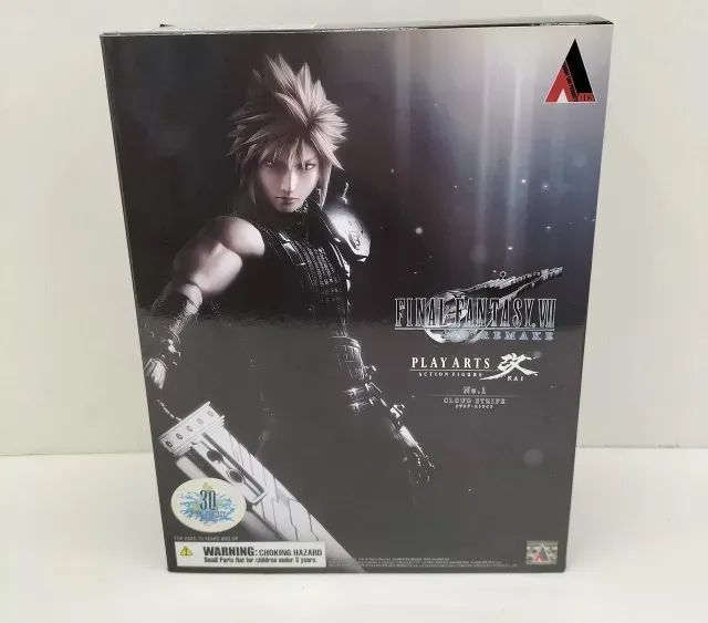 Play Arts Kai Cloud Strife Final Fantasy VII Remake Original