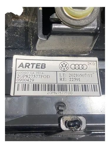 Lanterna Central Vw T-cross 2021 2gp827577 (sem Led) - Peças para