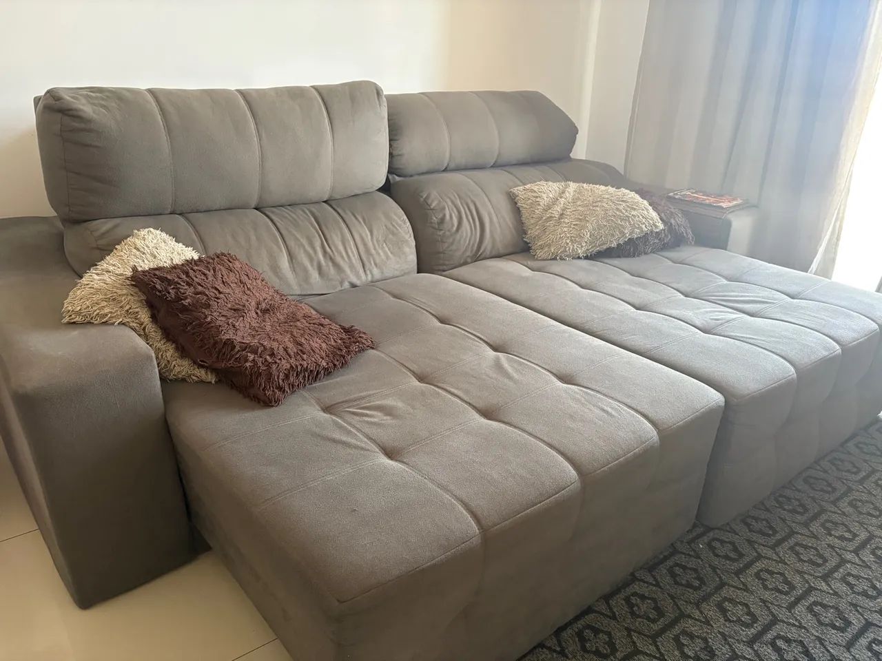 Sofá em dois módulos retrátil 