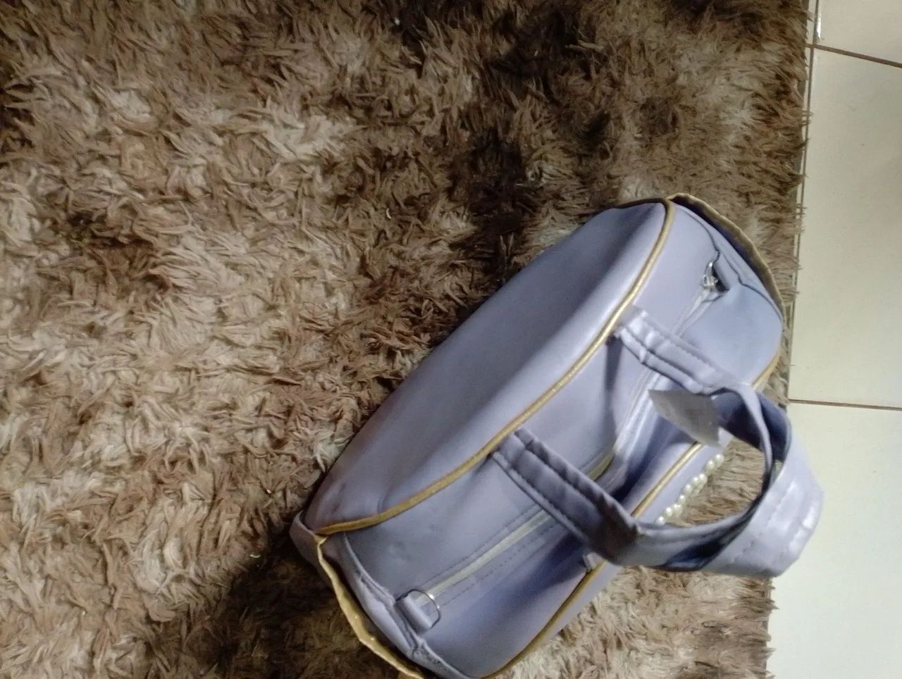 Bolsa de Maternidade Lilás com Coroa - Foto 2