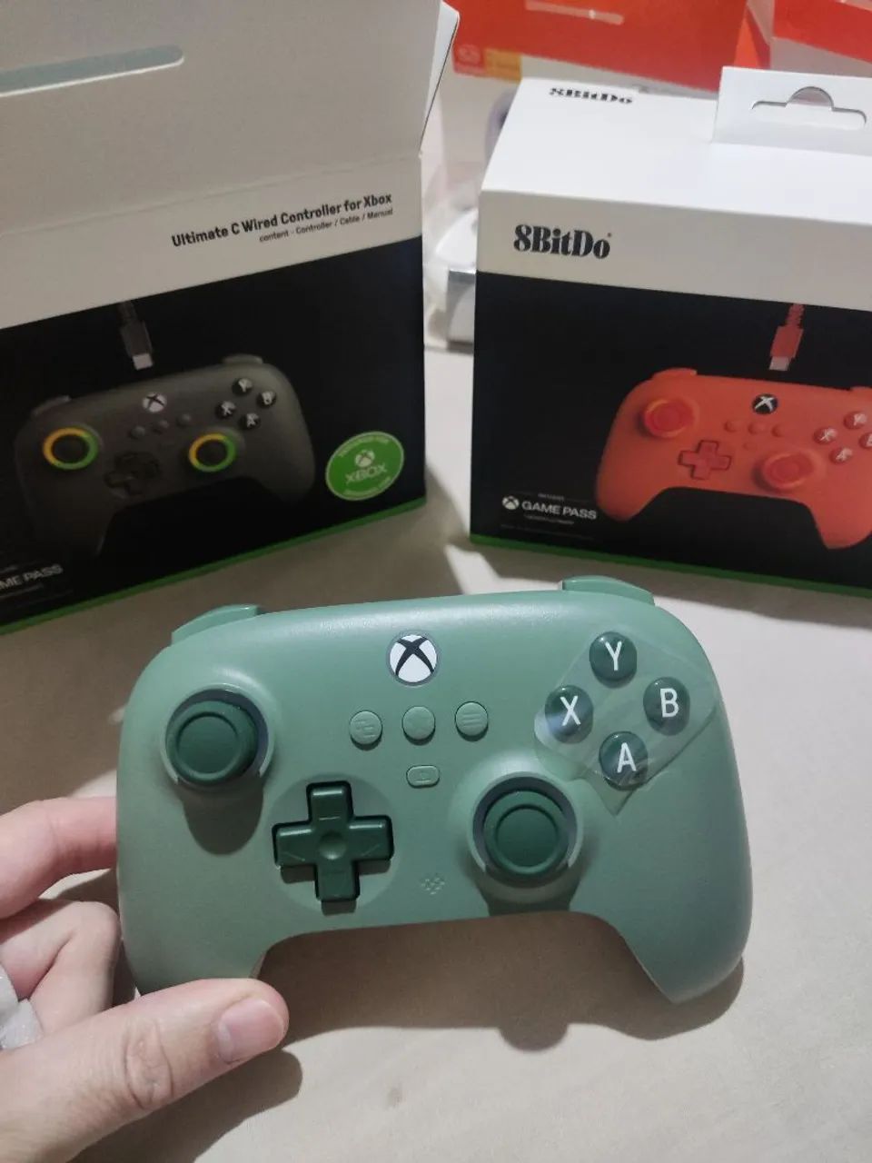 controles xbox one/series zero na caixa