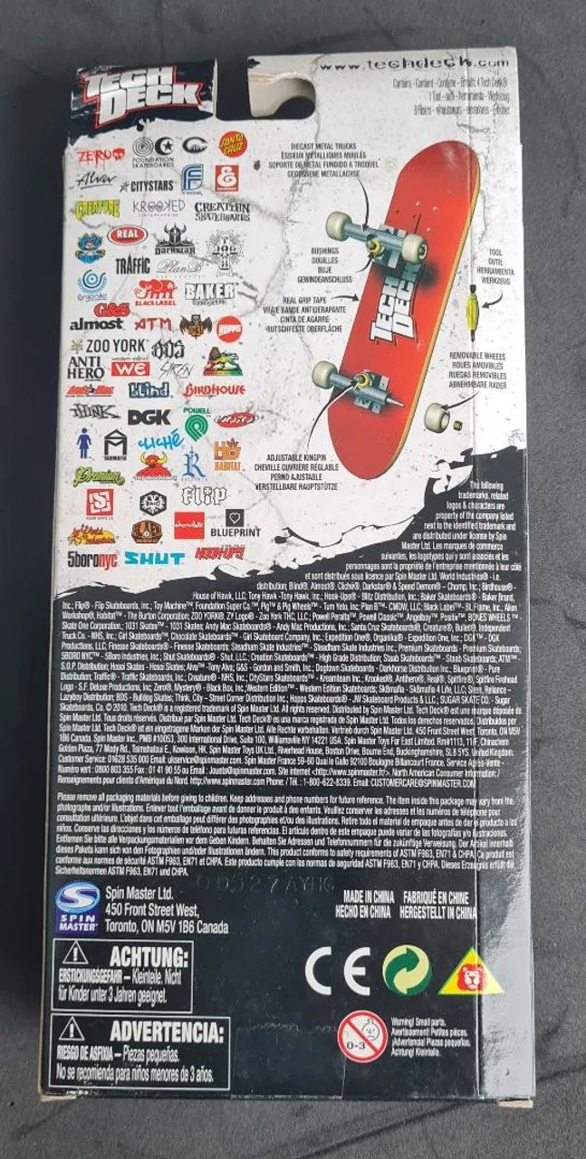 Pack com  4 Mini skates de dedos 64318476706306121